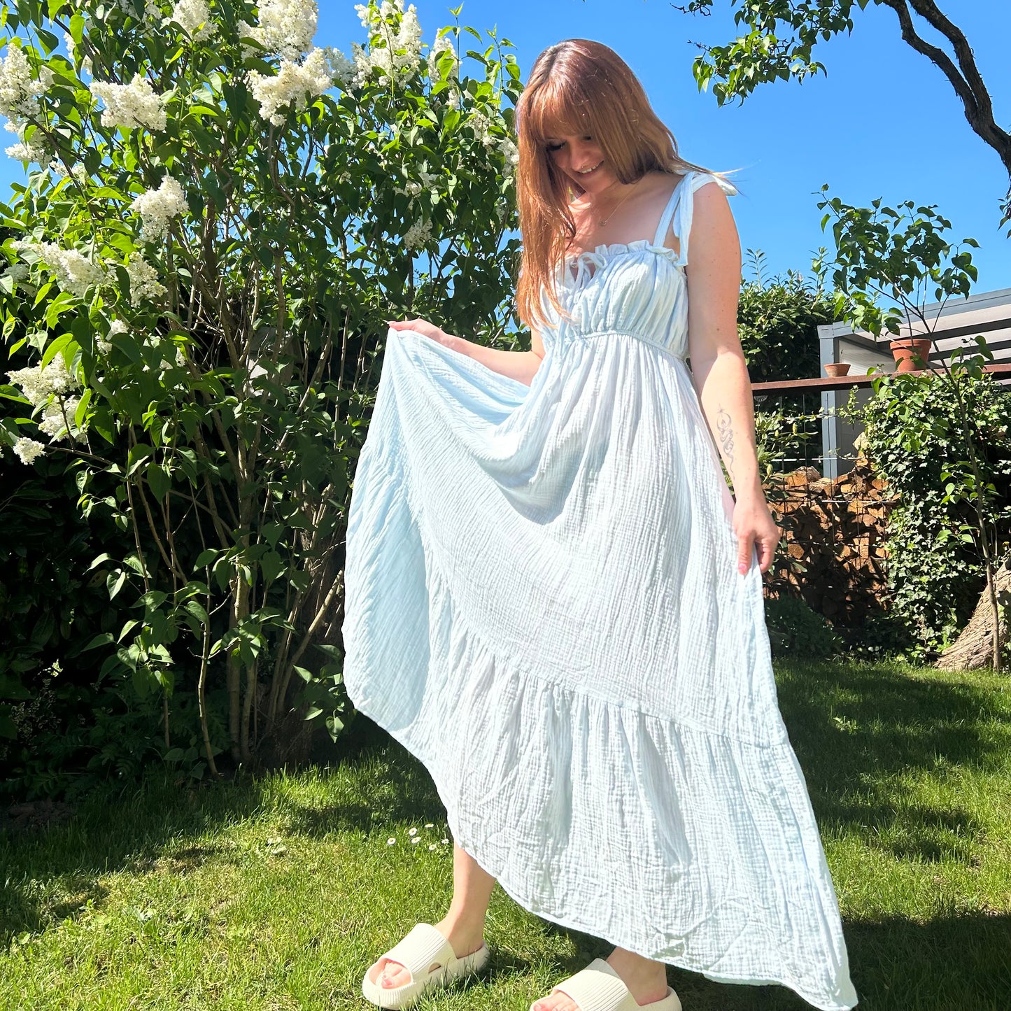 Aurora Kleid Babyblau