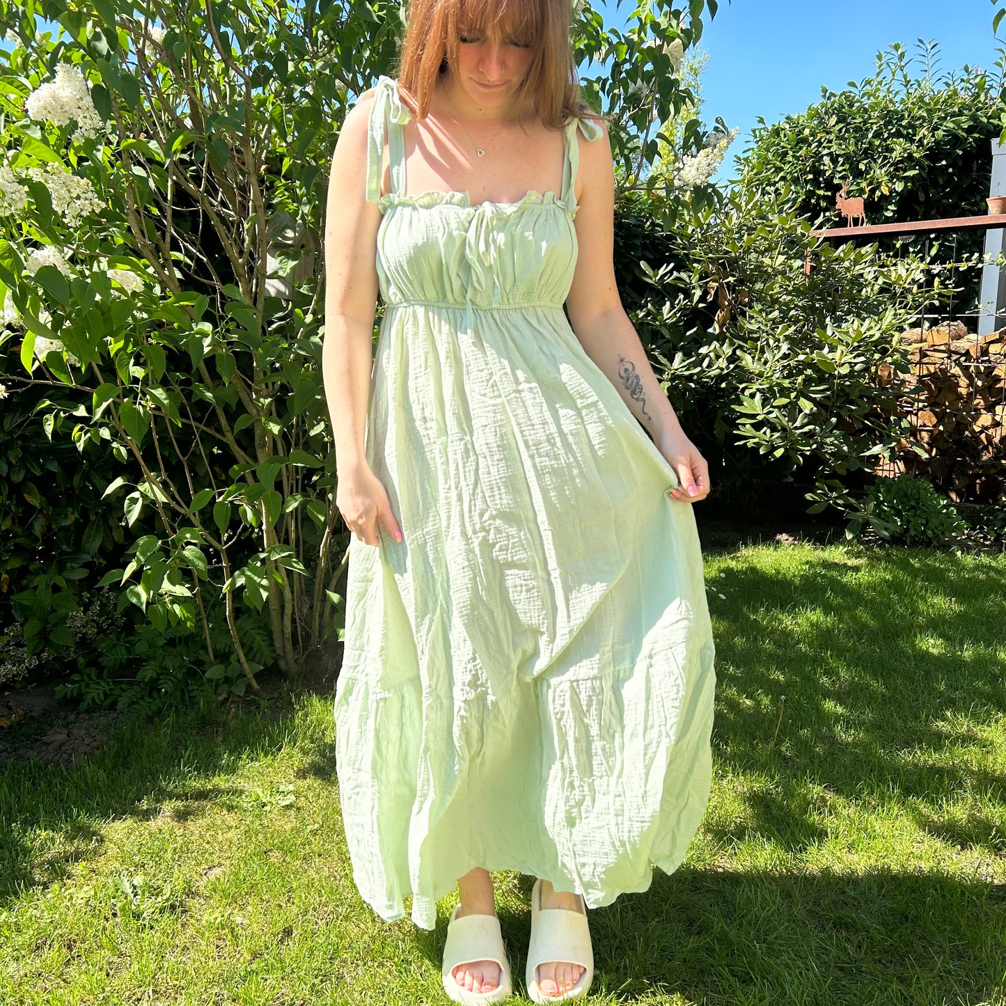 Aurora Kleid Hellgrün