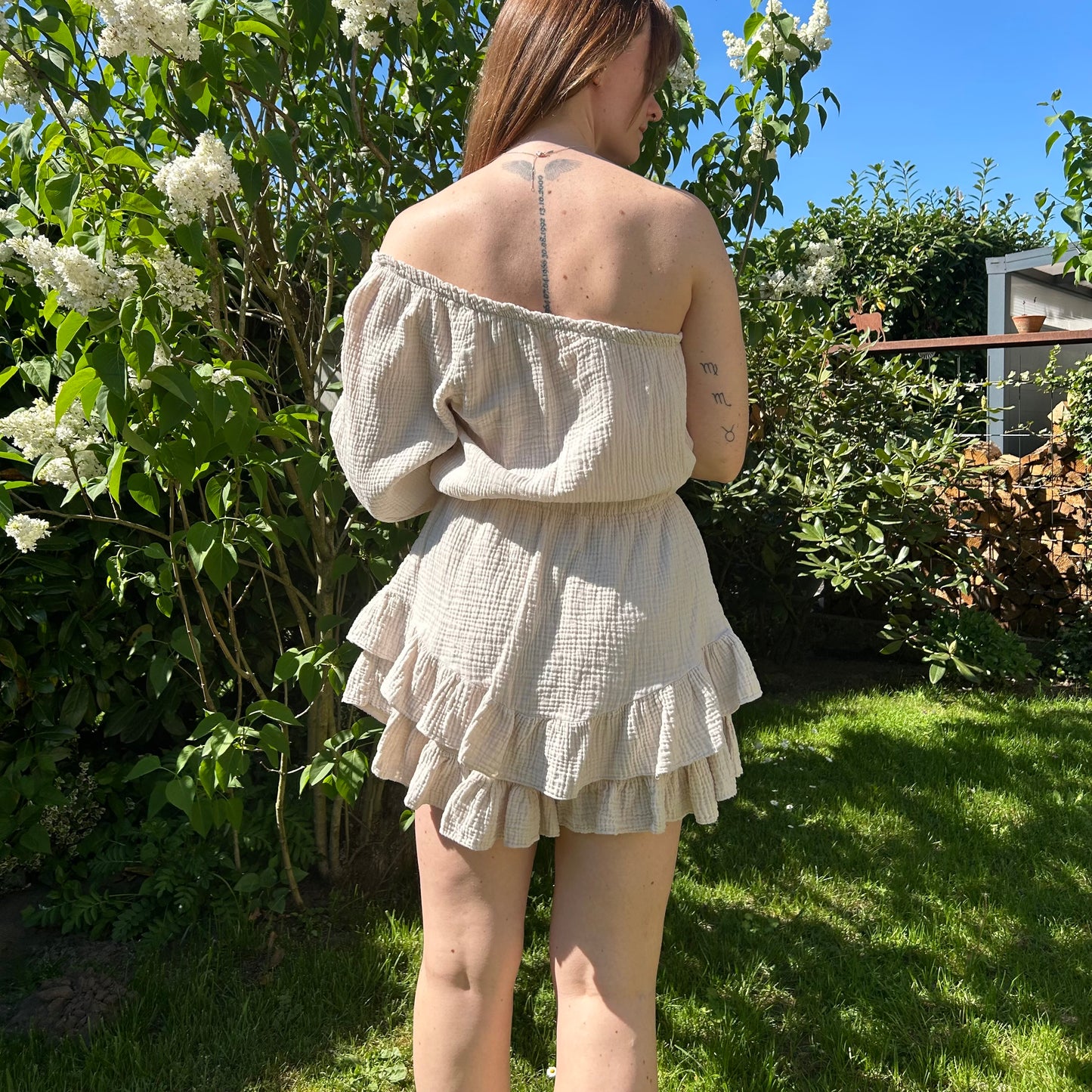 Oneshoulder Nature Pur Jumpsuit