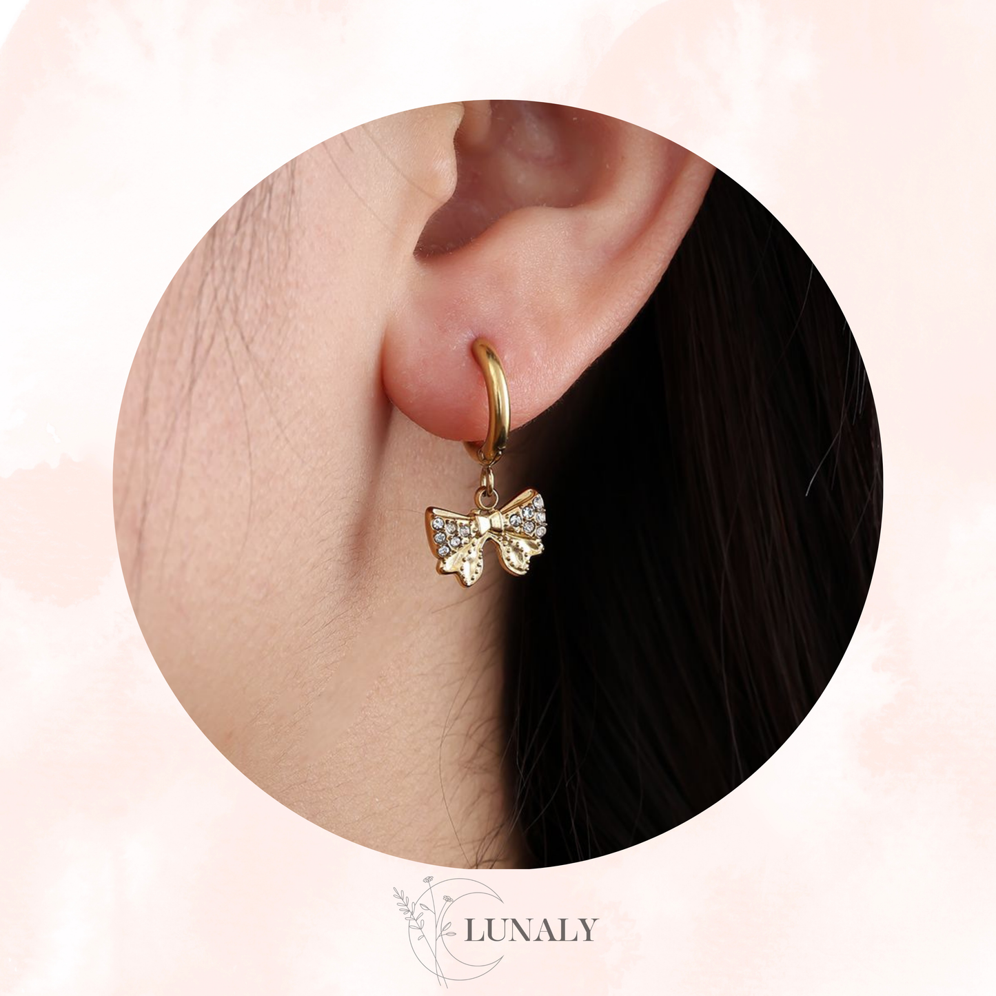 Shiny Bow Ohrringe | Gold