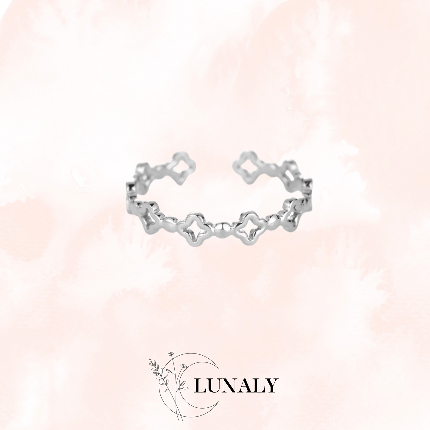 Lucky Ring verstellbar | Silber