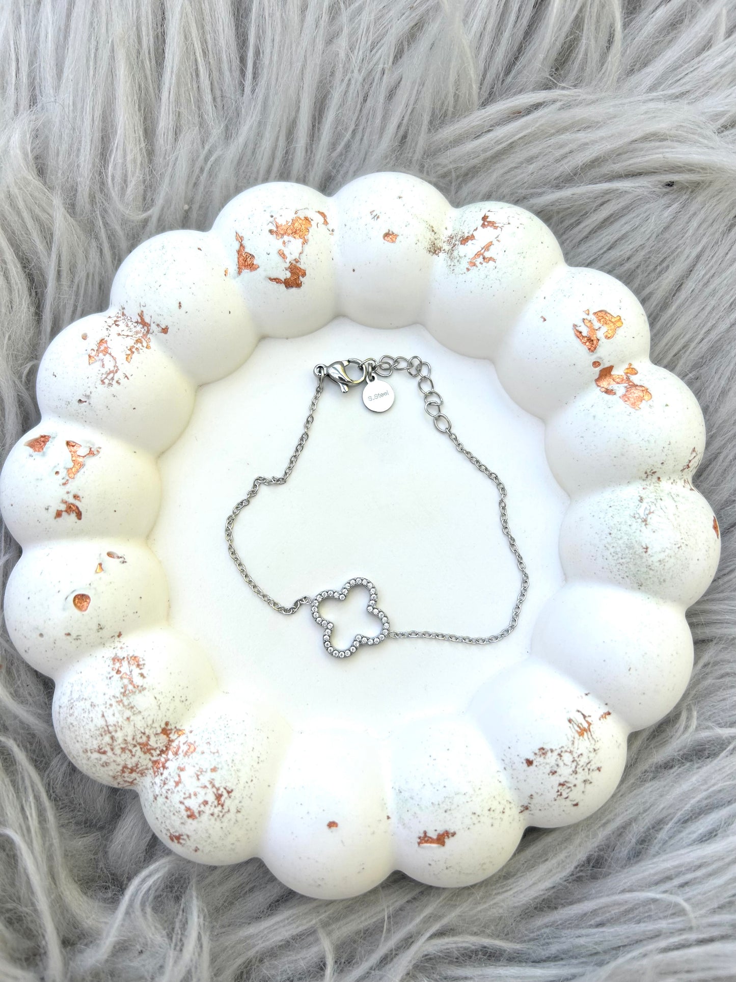 Lucky Leaf Armband Silber