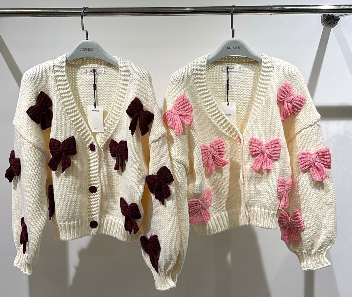 Strickjacke Big Bow