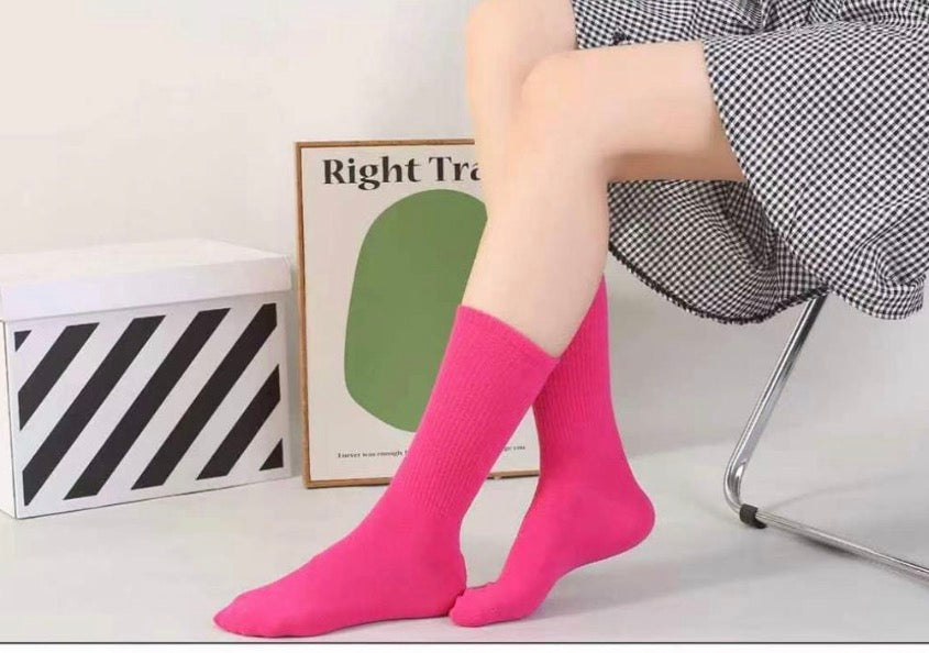 Pink Wave Socken