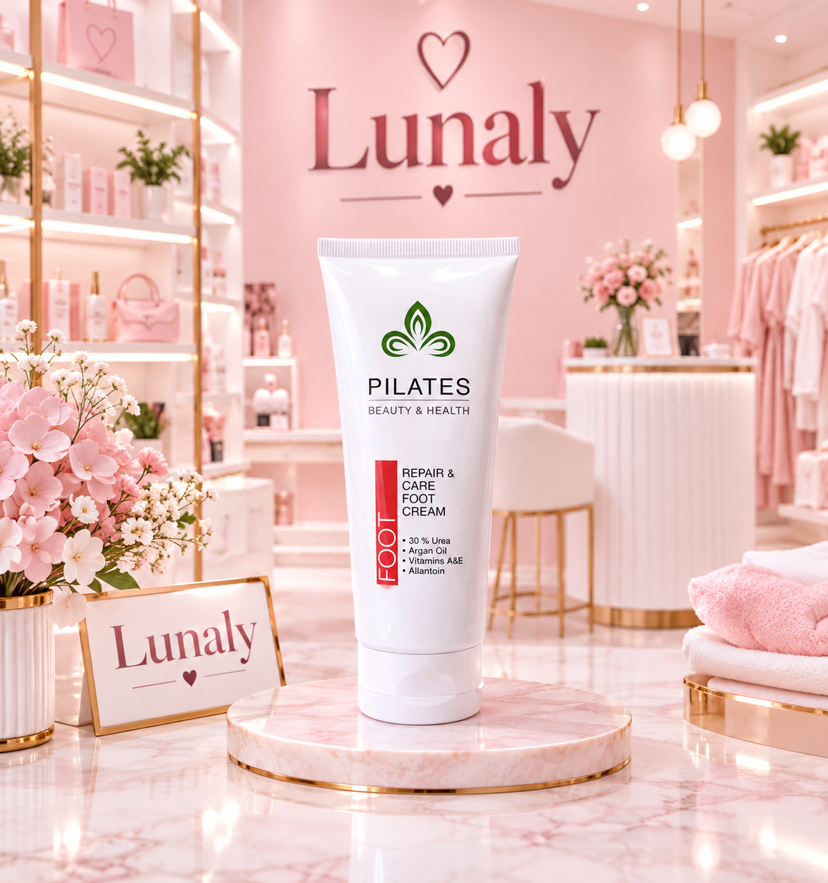 Pilates - Fußcreme mit Urea