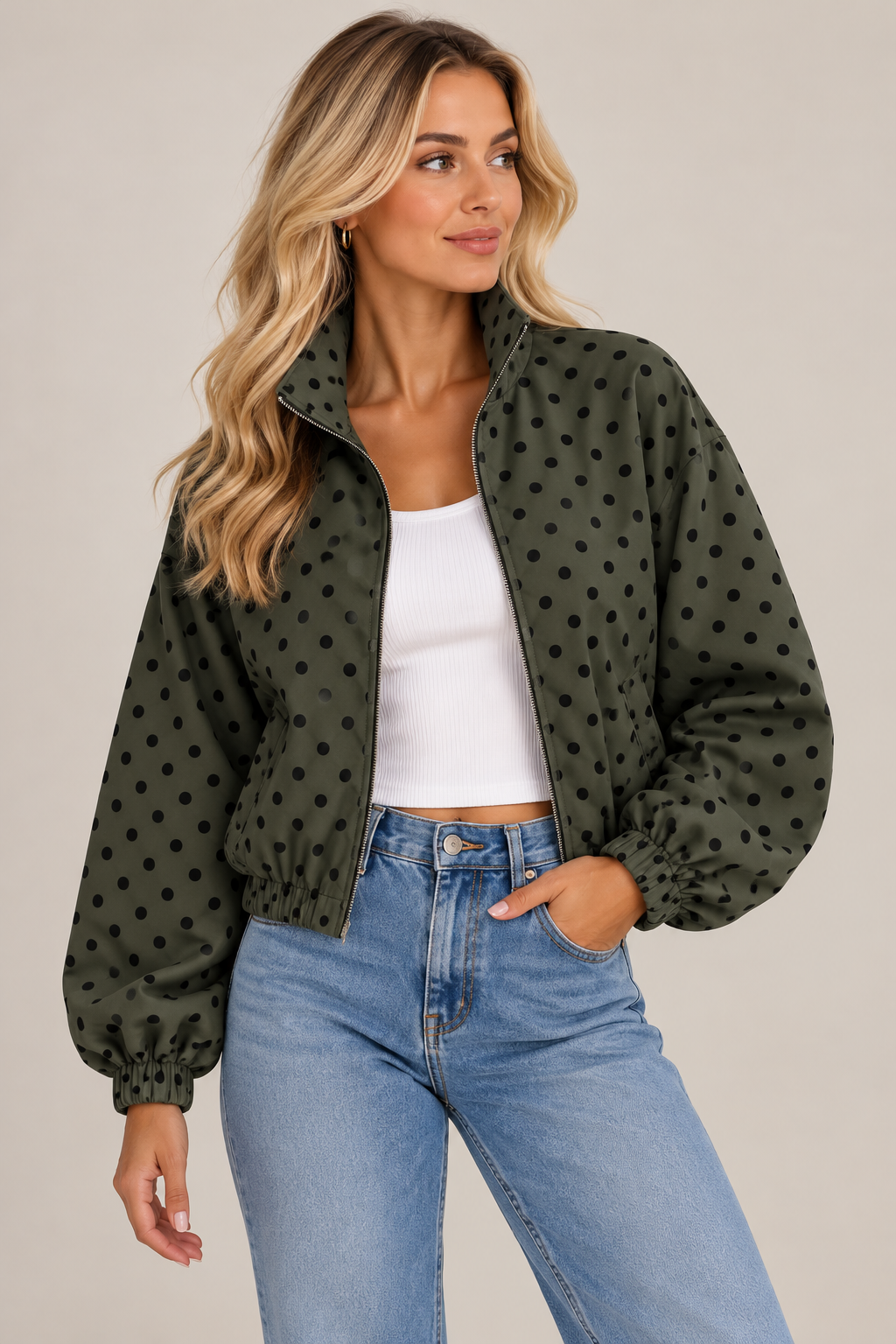 MILA - Polka Dot Jacke