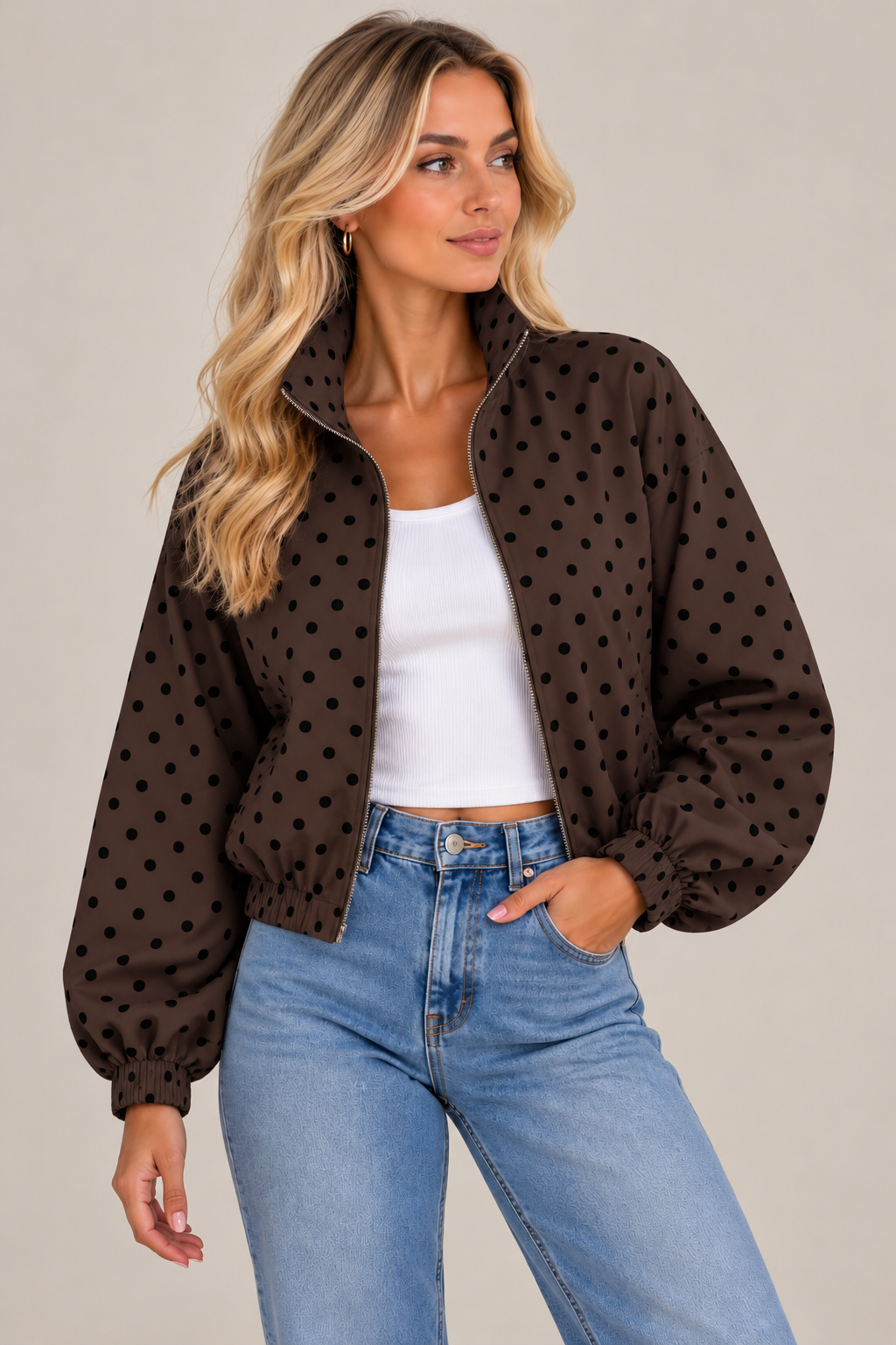 MILA - Polka Dot Jacke