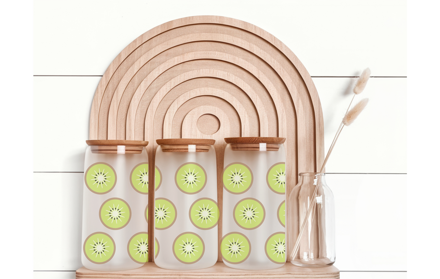 Kiwi Bambusglas