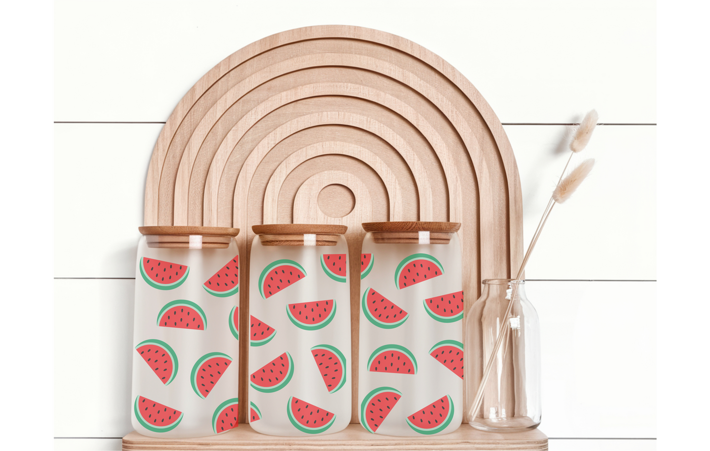 Watermelon Splash Bambusglas