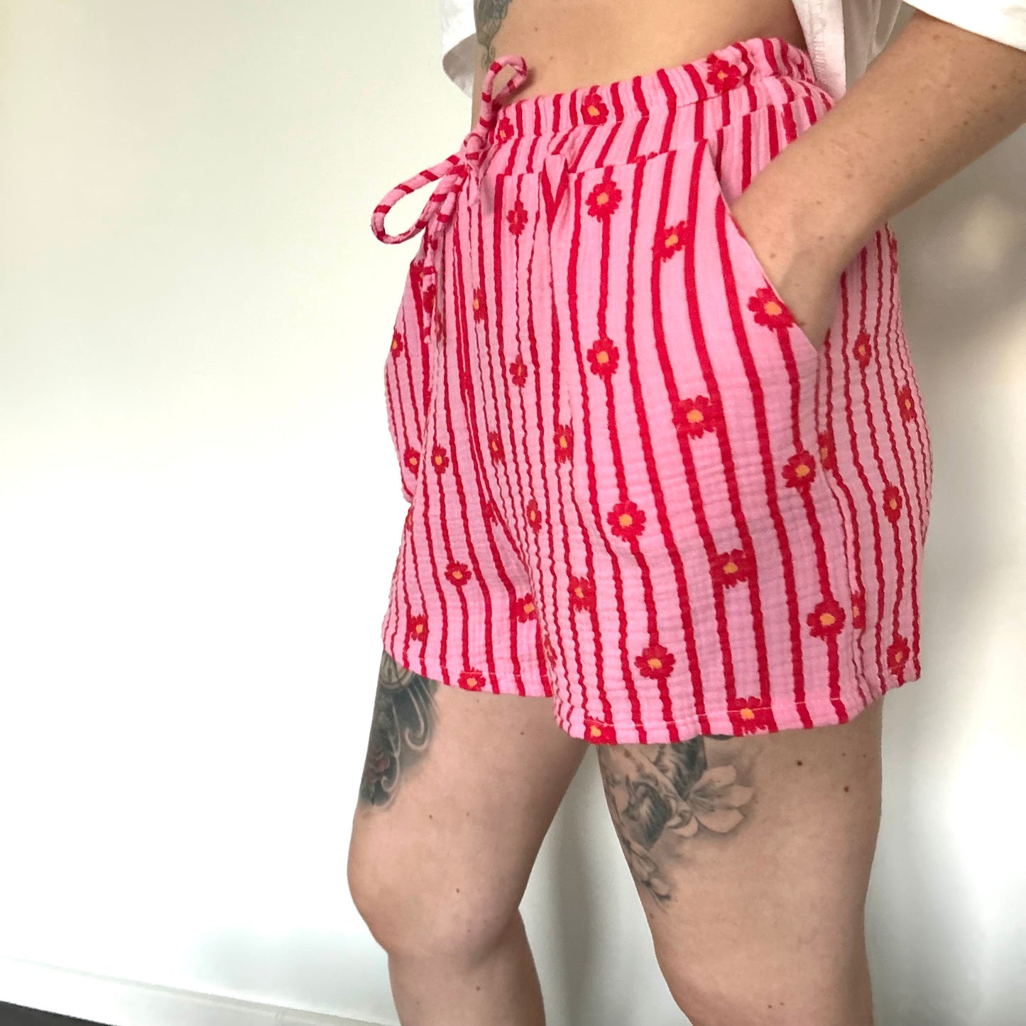 Musselin Shorts „Daisy Pop“