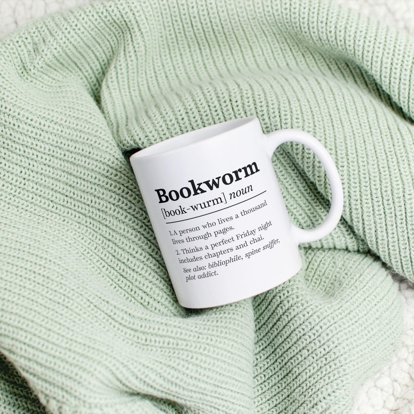 Bookworm Definition Tasse