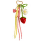 Erdbeer Blumen Bag Charm