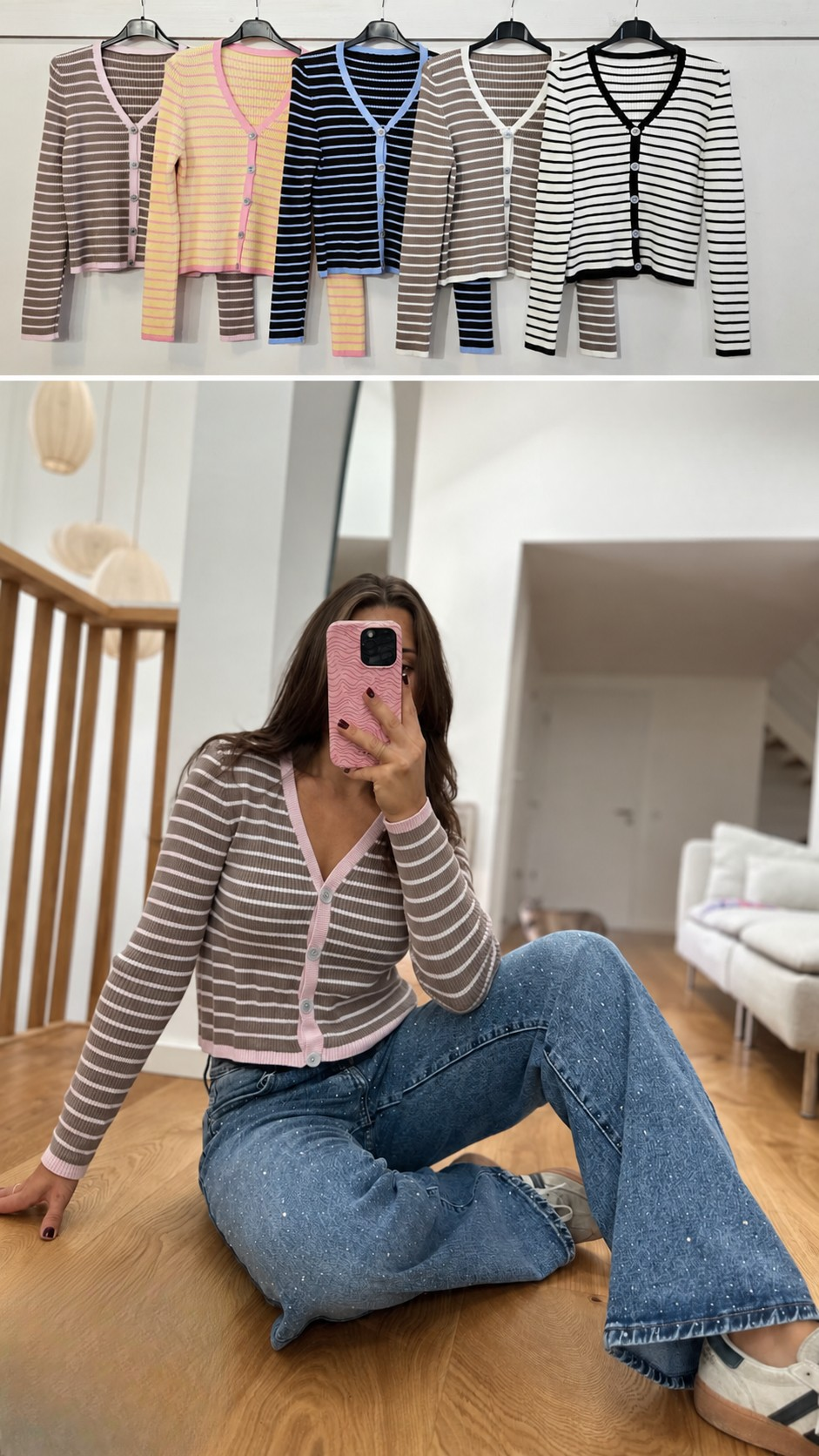 Small Stripes Cardigan