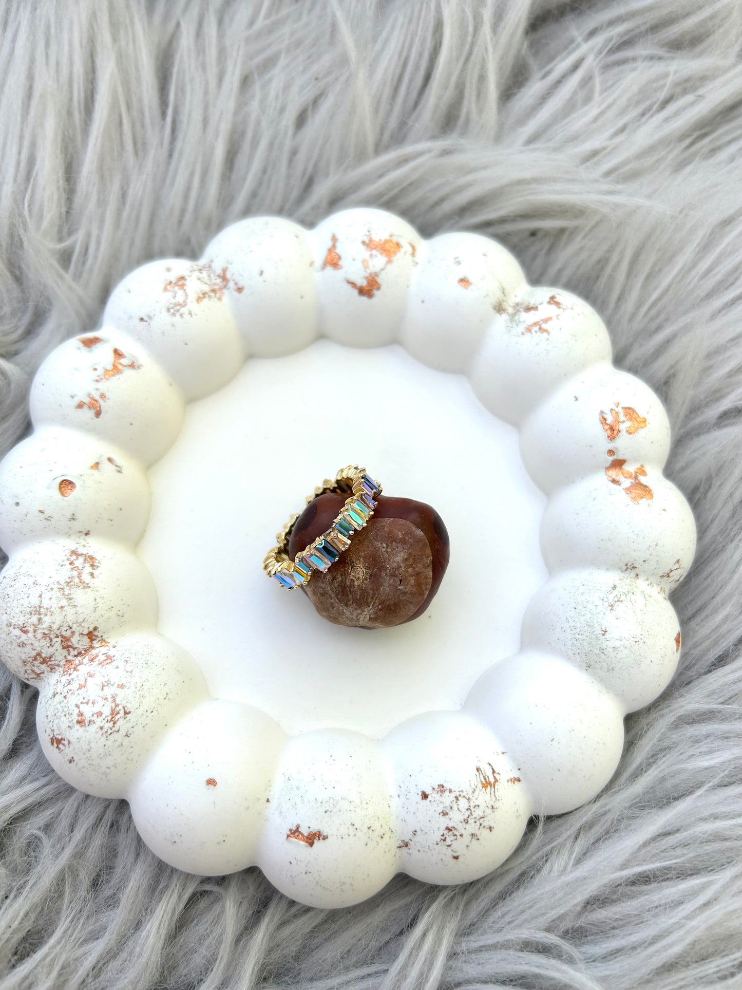 Rainbow Zirkonia Ring Größe 19