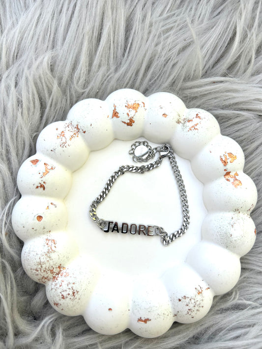 J‘adore Armband Silber