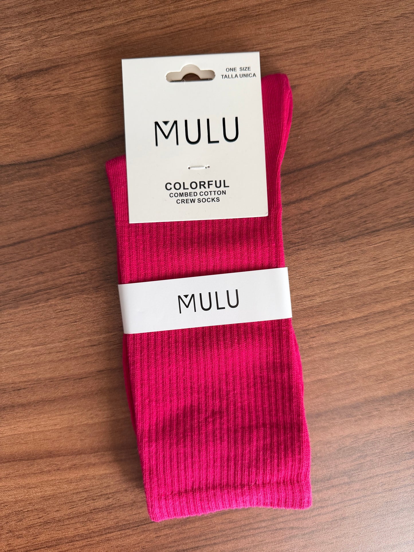 Pink Wave Socken