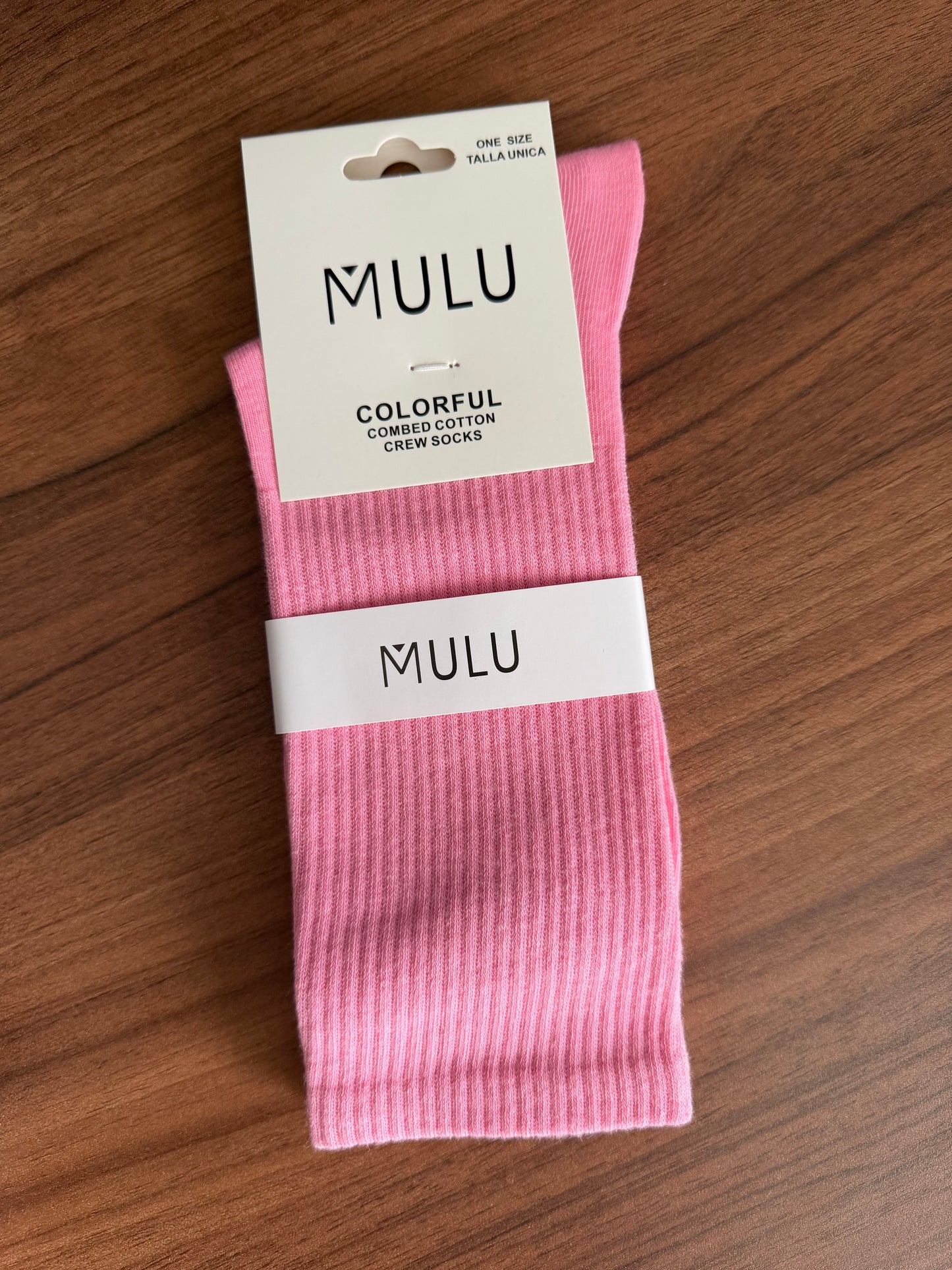 Pink Wave Socken