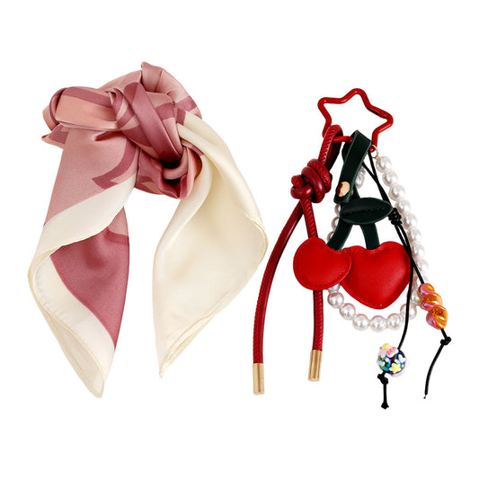 Cherry Set Bag Charm