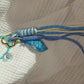 Blue Shell Bag Charm