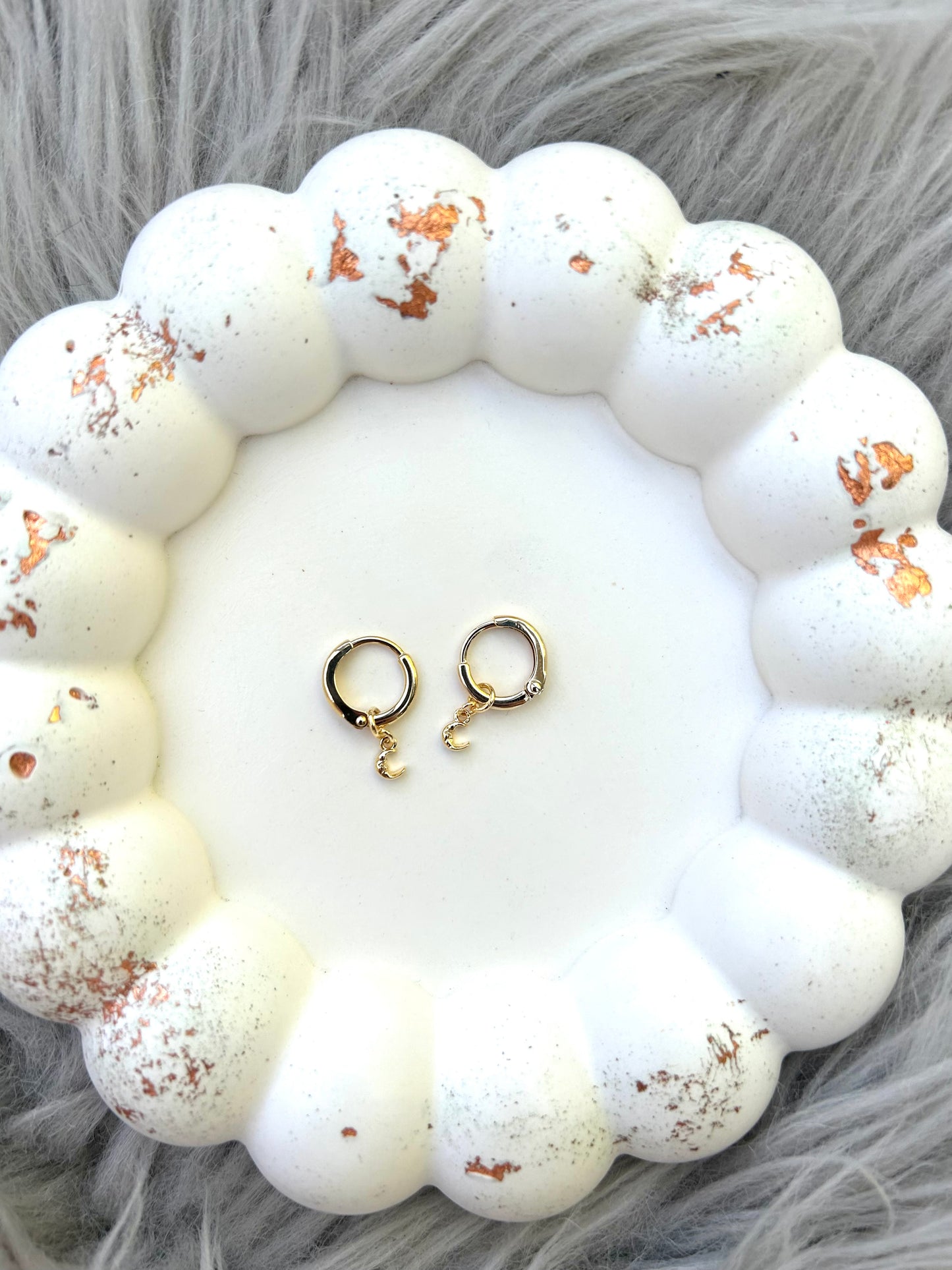 Little Moon Ohrringe Gold