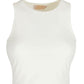 Basic Crop Top weiß