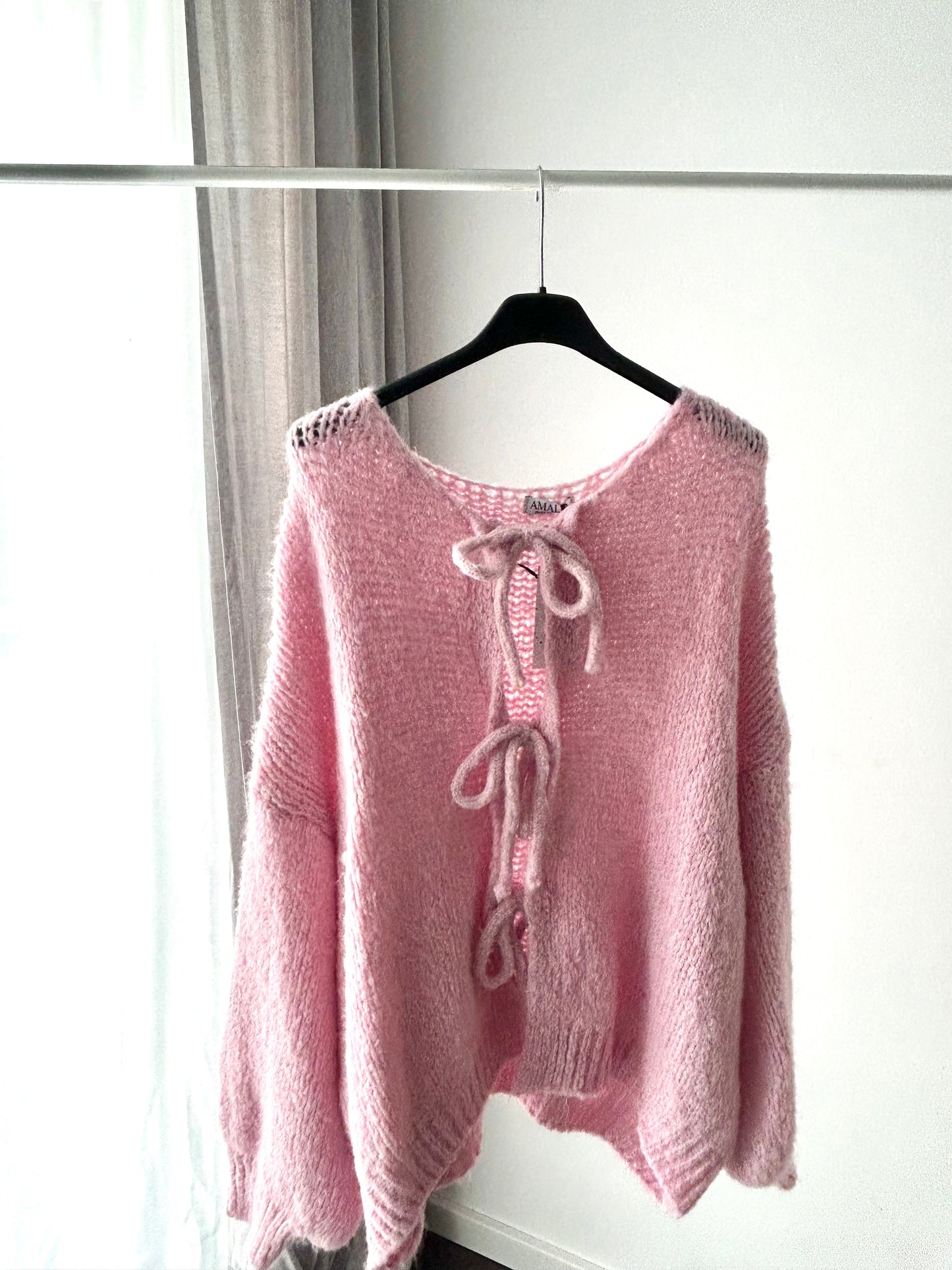 Schleifi Strickjacke Rosa 🎀