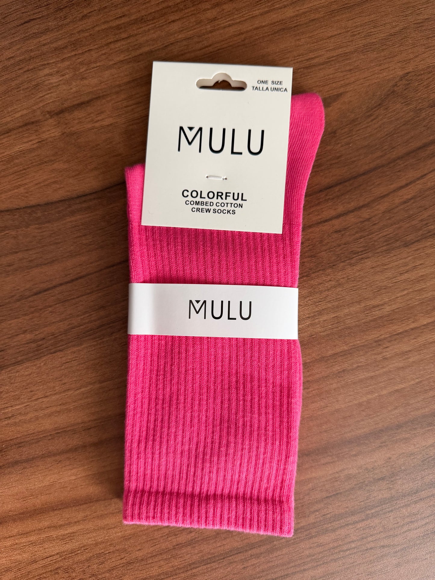 Pink Wave Socken