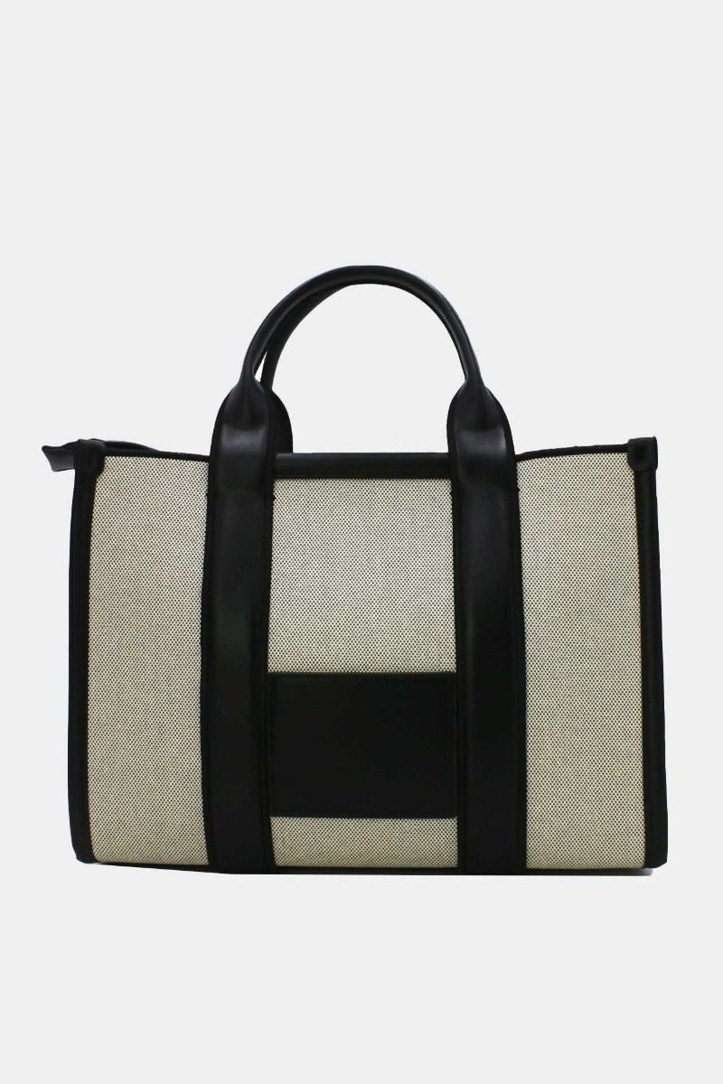 Tote Bag Elena Beige/Schwarz