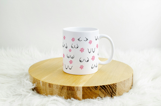 Flower Boobies Tasse