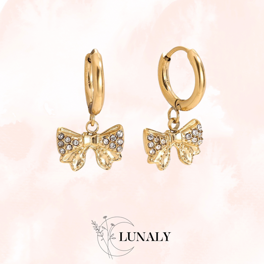 Shiny Bow Ohrringe | Gold