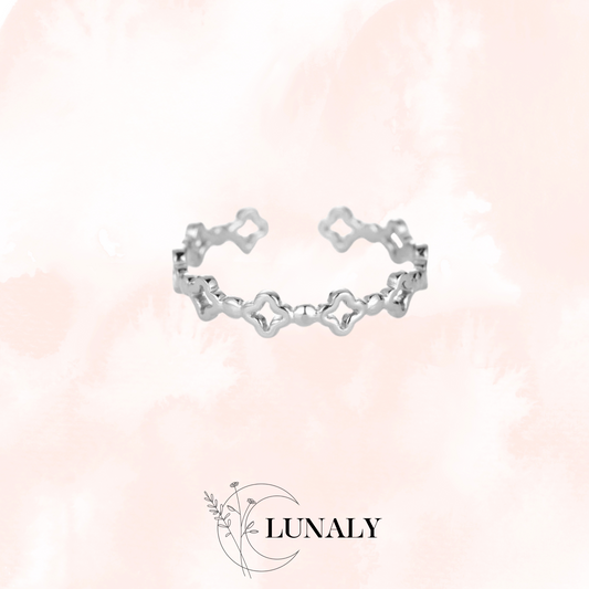Lucky Ring verstellbar | Silber