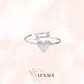Love Ring verstellbar | Silber
