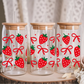 Strawberrys and Bows Bambusglas