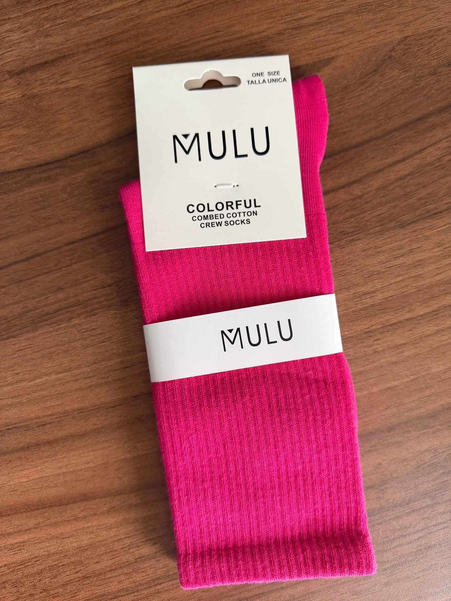 Pink Wave Socken