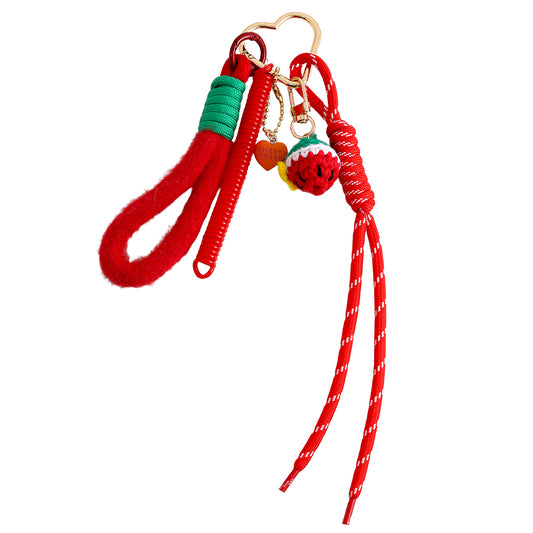 Mini Erdbeer Bag Charm