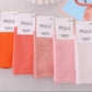 Orange Wave Socken