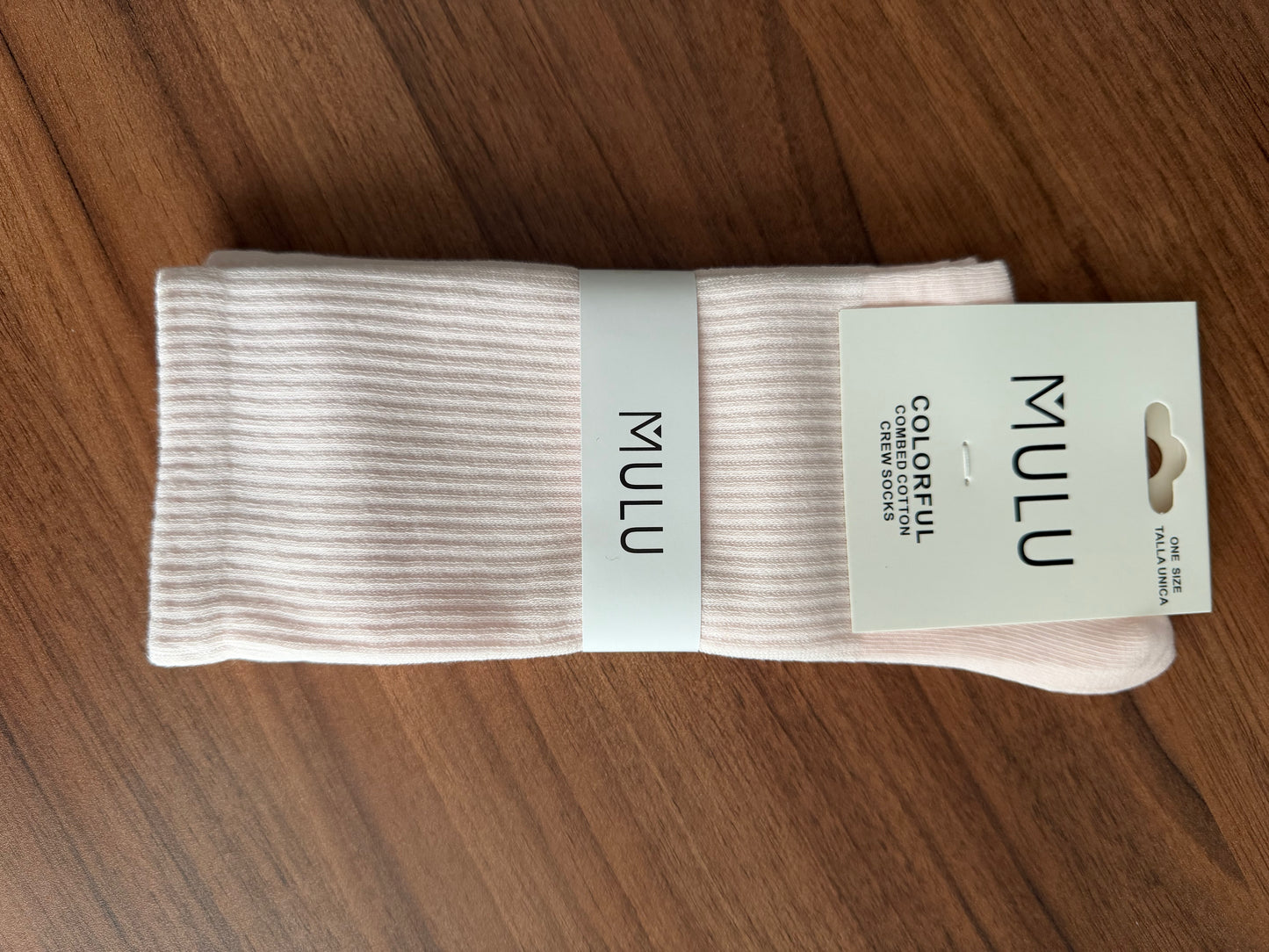 Orange Wave Socken