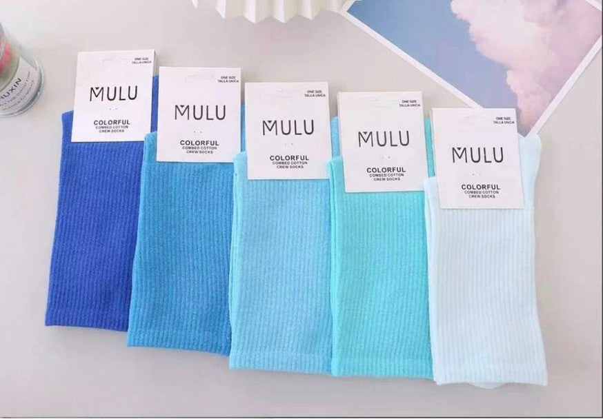 Blue Wave Socken