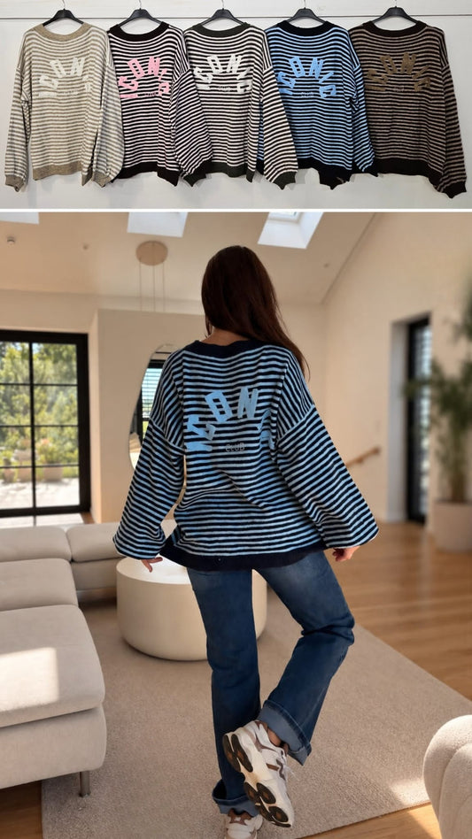 Iconic Club Stripes Pullover
