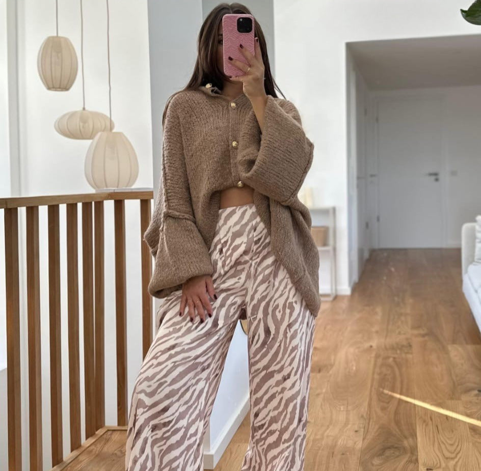 Strickjacke Cozy lang