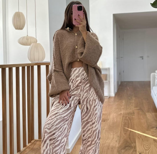 Strickjacke Cozy lang