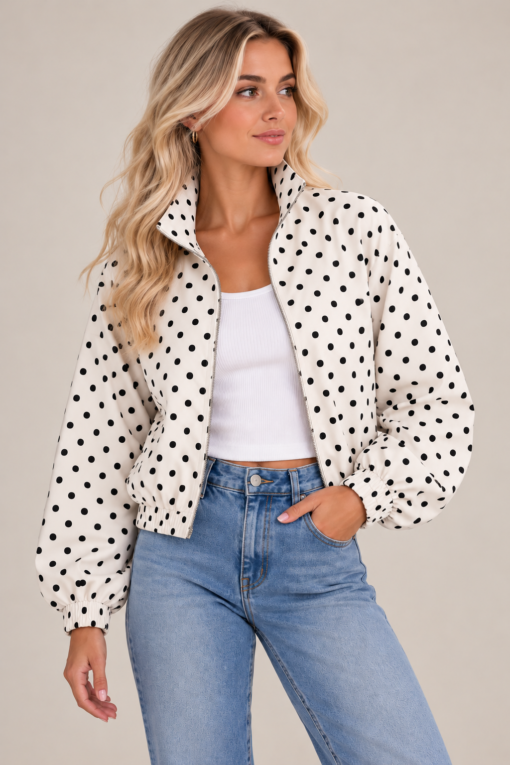 MILA - Polka Dot Jacke