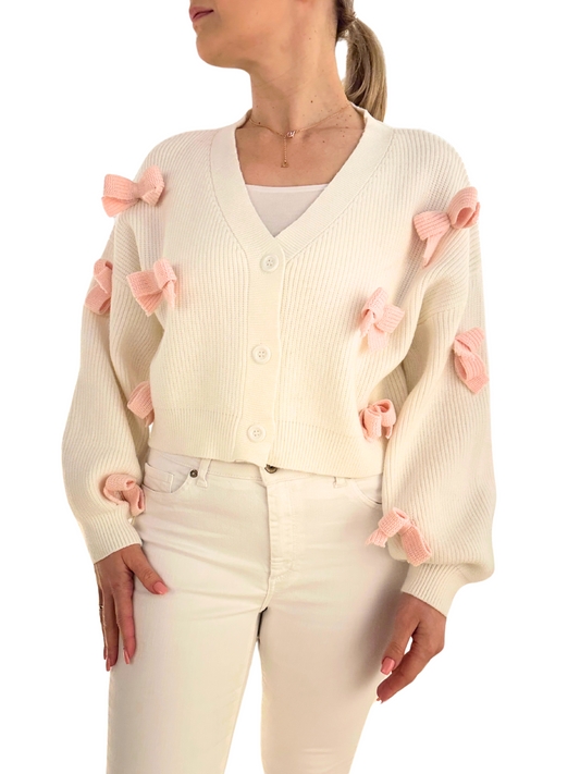 Strickjacke Schleifenliebe