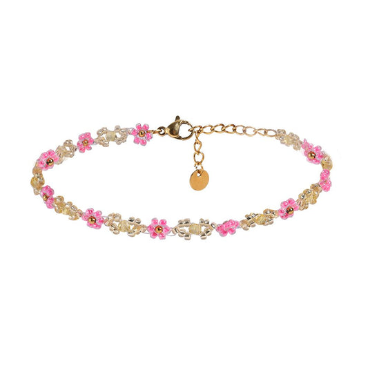 Rose Flower Fußkette