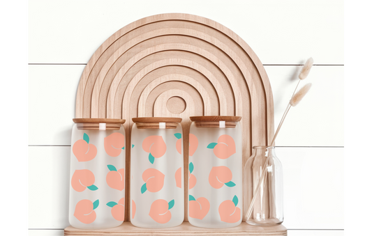 Peach Lover Bambusglas