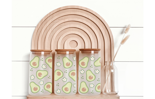 Avocado Bambusglas