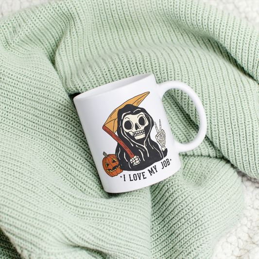 Halloween Job Tasse