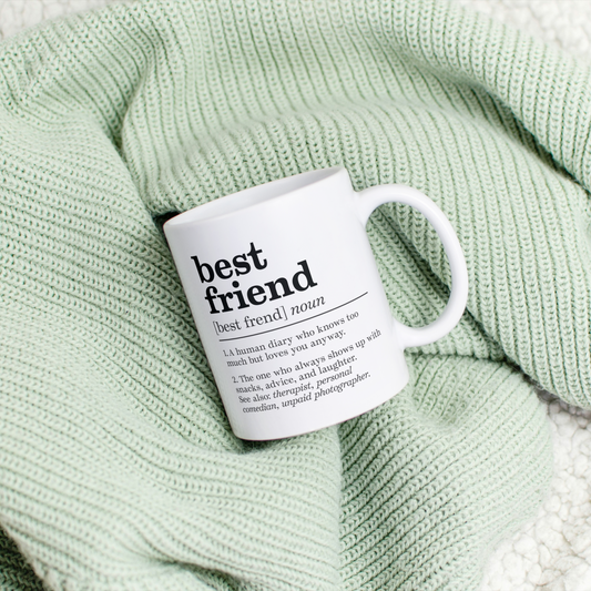 Best Friend Definition Tasse