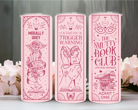 Smutty Book Club Rosa Thermobecher