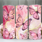 Butterfly Sparkle Rosa Thermobecher